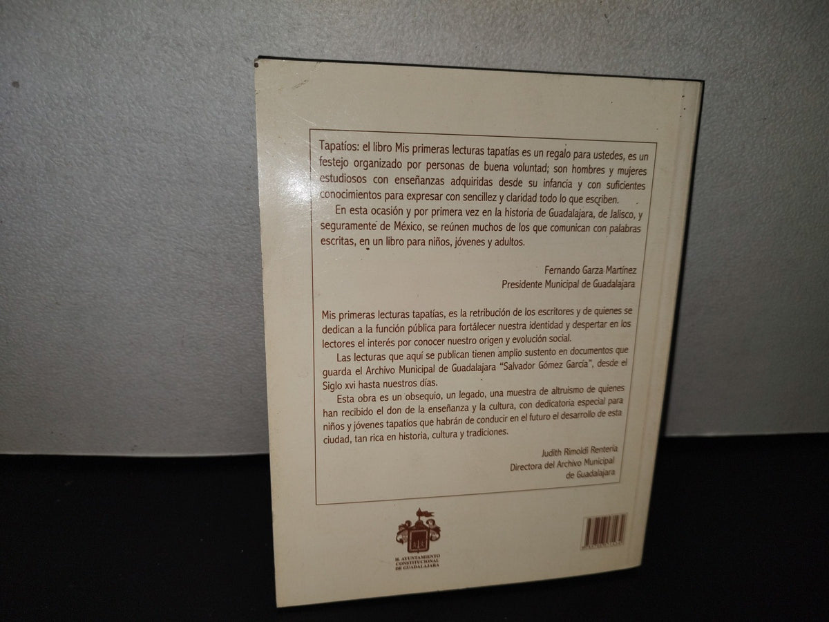 118- Mis Primeras Lecturas Tapatías I. Complación: Mtra. Judith Rimoldi - 1A. Ed. 2003