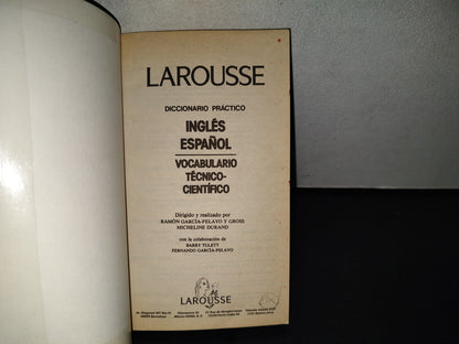 202- Larousse, Vocabulario Técnico-Científico Inglés-Español - 1996