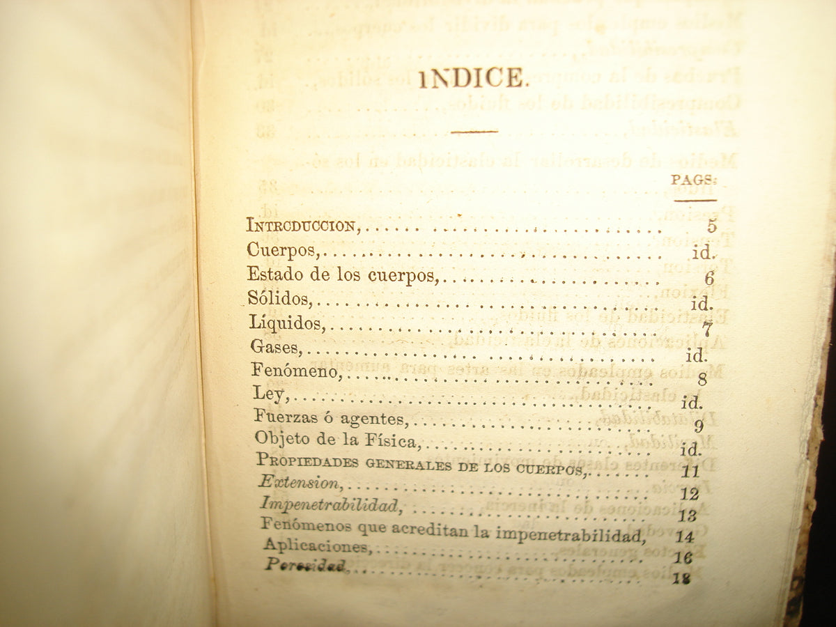 169- Manual De Física Aplicada A La Agricultura Y A La Industria - Don Juan Chavarri - Méjico. Imprenta De Nicolás Pizarro, 1861