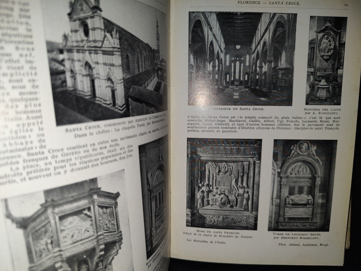198- Les Merveilles De L'Italie. Florence. La ”Collection Medicis” - R. M. L. Fattorusso 1958
