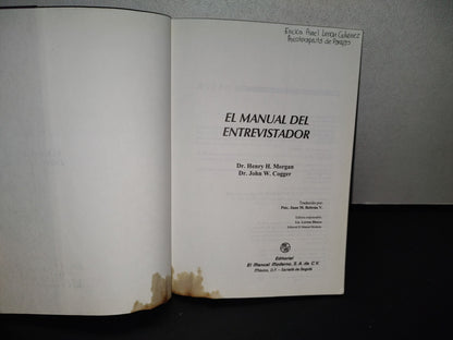 124- El Manual Del Entrevistador - Dr. Henry H. Morgan