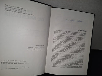 92- Técnicas De Anestesia - John Adriani - Editorial Jims, 1966