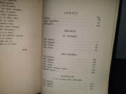 202- Colección De Escritores Mexicanos: Dramas Y Poesías - Fernando Calderón. Porrúa, 1a. Ed. 1959