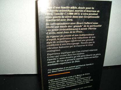 167- Francés - Camille C. Ou L'Emprise De Dieu - Henri Caffarel - Éditions Du Feu Nouveau 1982