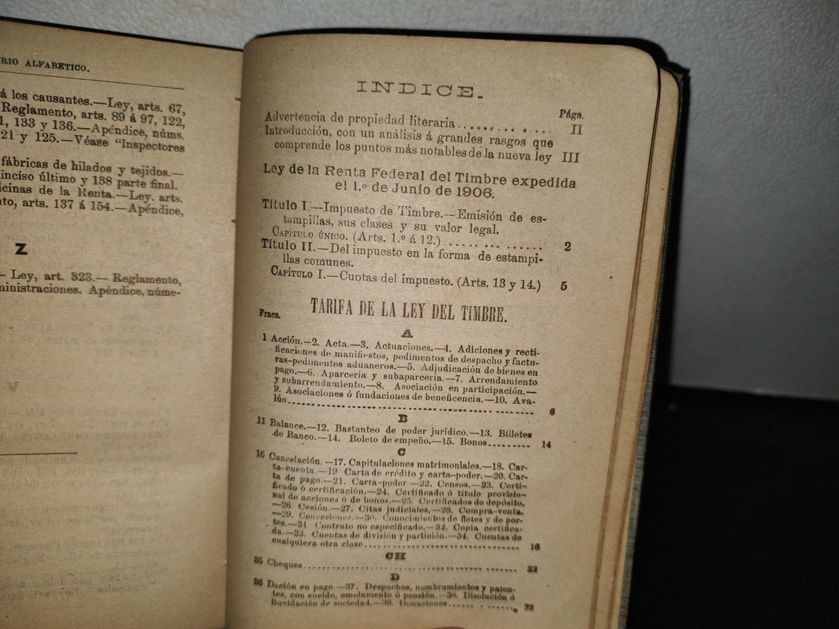 65- Biblioteca Jurídica Mexicana. Código De La Renta Del Timbre - Juan De La Torre - 1909