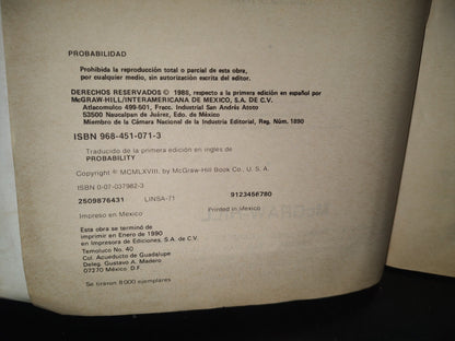 93- Serie Schaum. Probabilidad - Seymour Lipschutz. Teoría Y 500 Problemas Resueltos