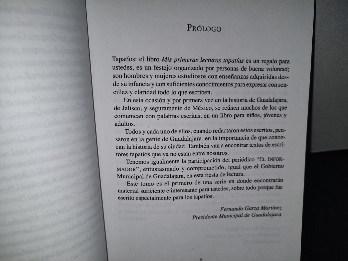 118- Mis Primeras Lecturas Tapatías I. Complación: Mtra. Judith Rimoldi - 1A. Ed. 2003
