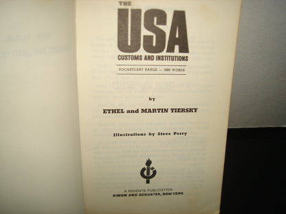 10- Usa, Customs And Institutions. Estados Unidos, Costumbres E Instituciones - Simon & Schuster, Inc. 1970
