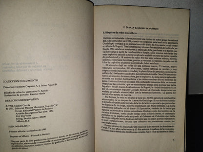 23- Los Barones De La Cocaína - Miguel García - Planeta. Primera Edición 1991