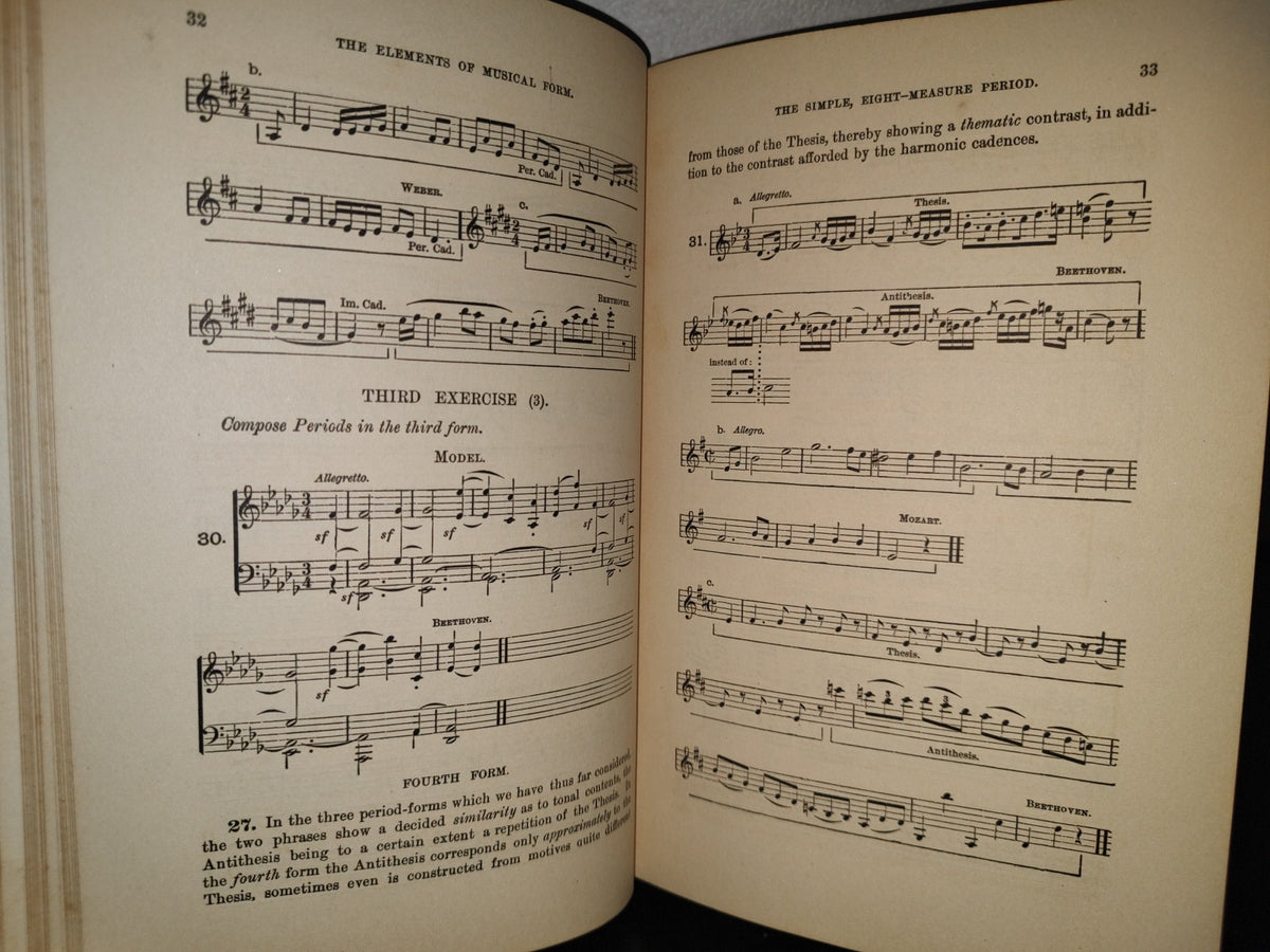 211- The Theory And Practice Of Musical Form Of The Basis Of Bussler'S "Musikalische Formenlehre" - J. H. Cornell - New York: G. Schirmer, Inc. 1883