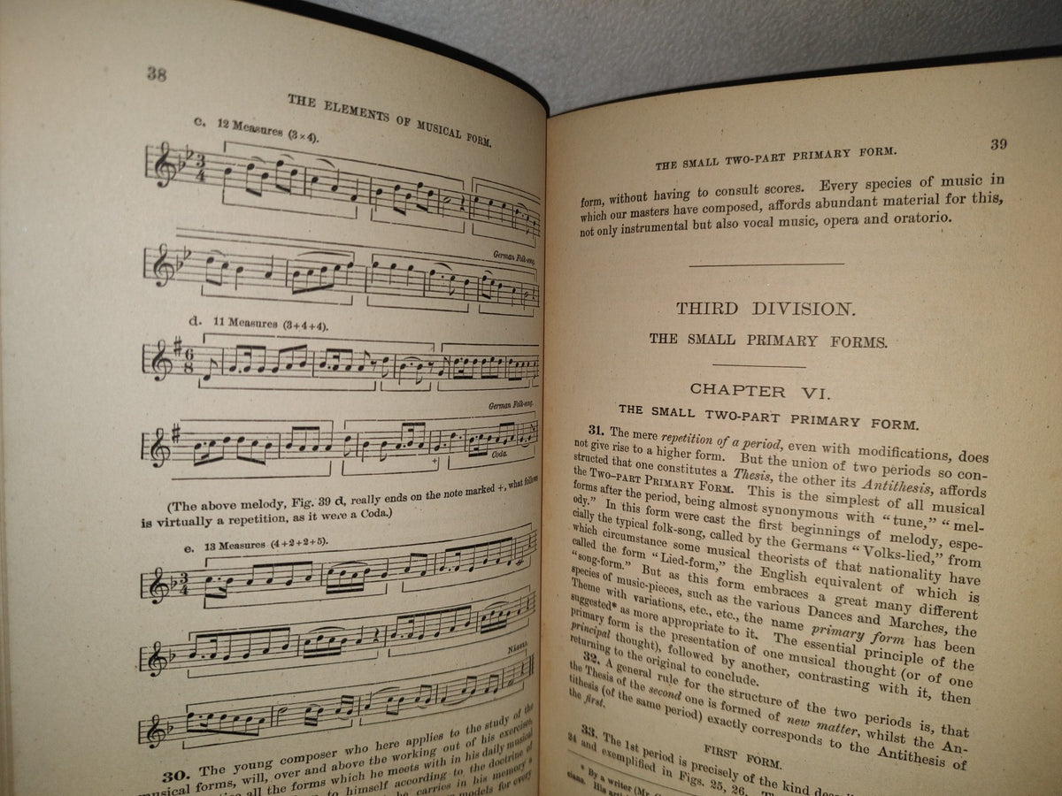 211- The Theory And Practice Of Musical Form Of The Basis Of Bussler'S "Musikalische Formenlehre" - J. H. Cornell - New York: G. Schirmer, Inc. 1883