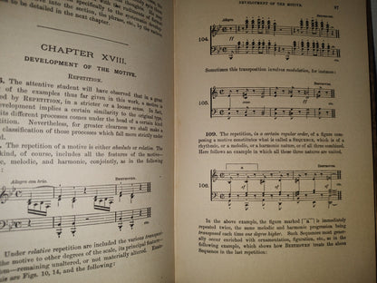211- The Theory And Practice Of Musical Form Of The Basis Of Bussler'S "Musikalische Formenlehre" - J. H. Cornell - New York: G. Schirmer, Inc. 1883