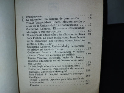 50- La Educación Burguesa - G. Labarca, T. Vasconi, S. Finkel, I. Recca