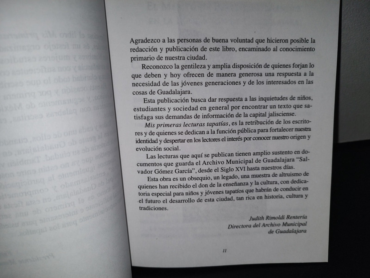 118- Mis Primeras Lecturas Tapatías I. Complación: Mtra. Judith Rimoldi - 1A. Ed. 2003
