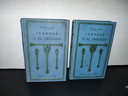 59- Ivanhoe O El Cruzado Walter Scott - Madrid, Biblioteca Del Apostolado De La Prensa, 1911 - Los 2 Tomos