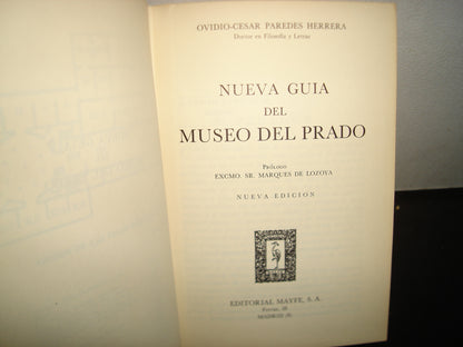 30- Nueva Guía Del Museo Del Prado - Ovidio-César Paredes Herrera - 1965