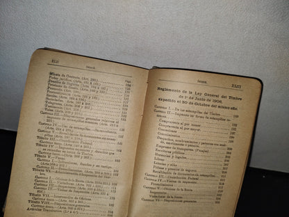 65- Biblioteca Jurídica Mexicana. Código De La Renta Del Timbre - Juan De La Torre - 1909