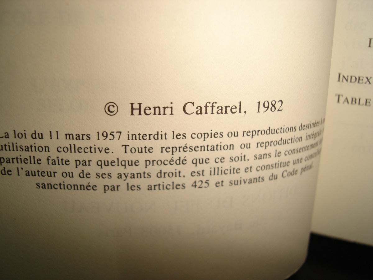 167- Francés - Camille C. Ou L'Emprise De Dieu - Henri Caffarel - Éditions Du Feu Nouveau 1982