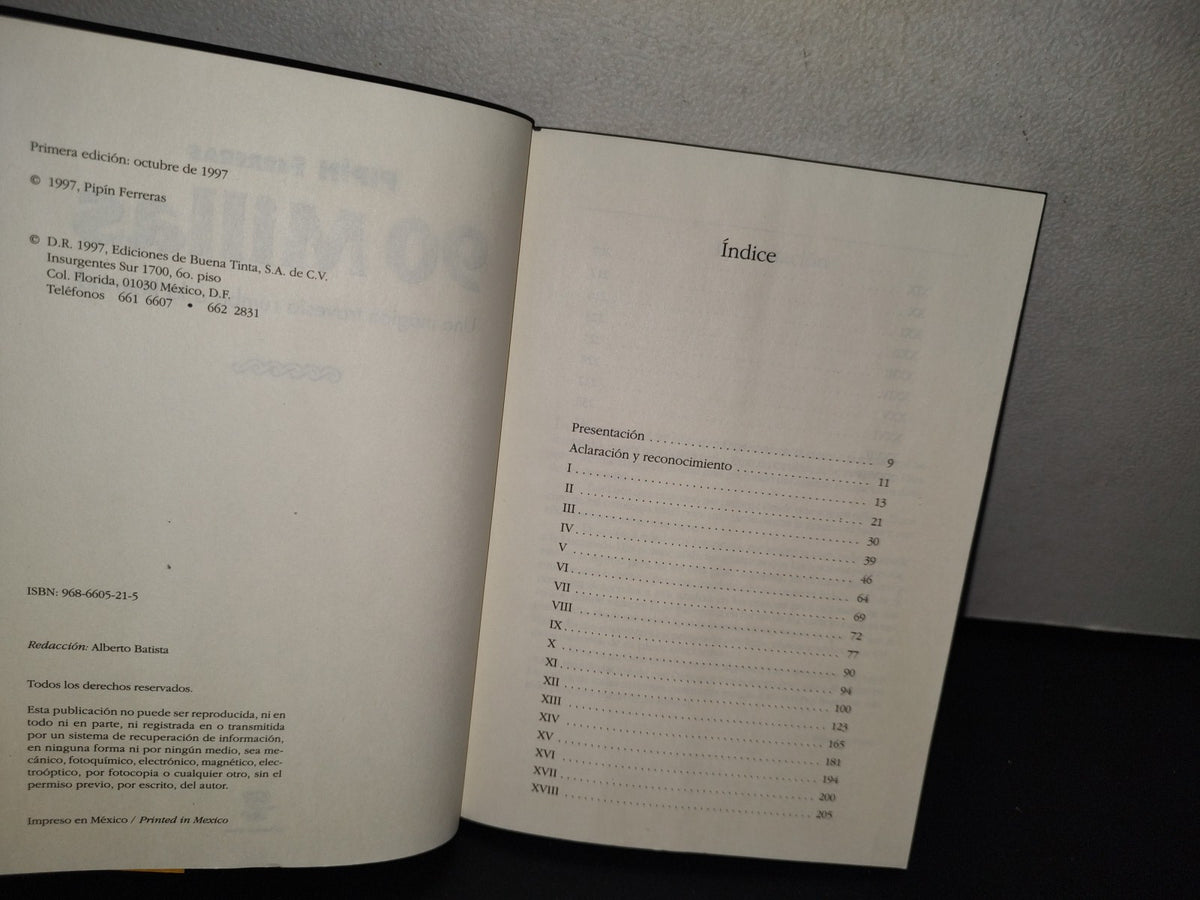 180- 90 Millas. Una Mágica Travesía Rumbo A La Libertad - Pipín Ferreras - Primera Edición 1997