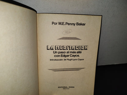 188- La Meditación. Un Paso Al Más Allá Con Edgar Cayce - M. E. Penny Baker