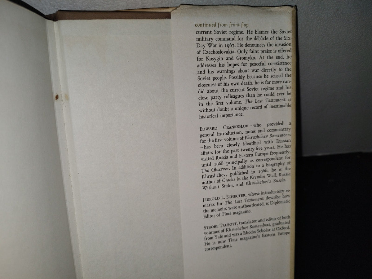 23- Khrushchev Remembers. The Last Testament - André Deutsch Limited. First Published 1971