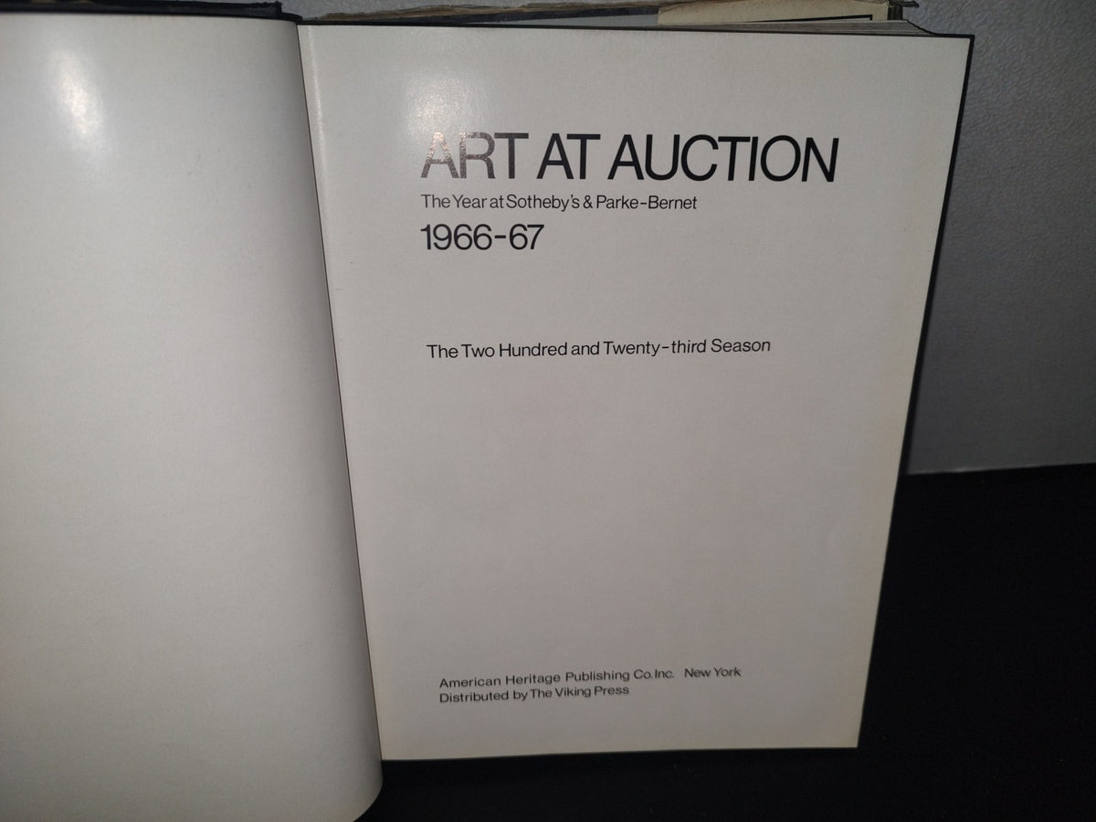 93- Art At Auction. The Year At Sotheby'S & Parke -Bernet 1966-67
