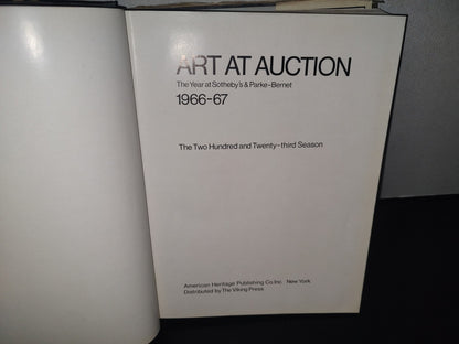 93- Art At Auction. The Year At Sotheby'S & Parke -Bernet 1966-67