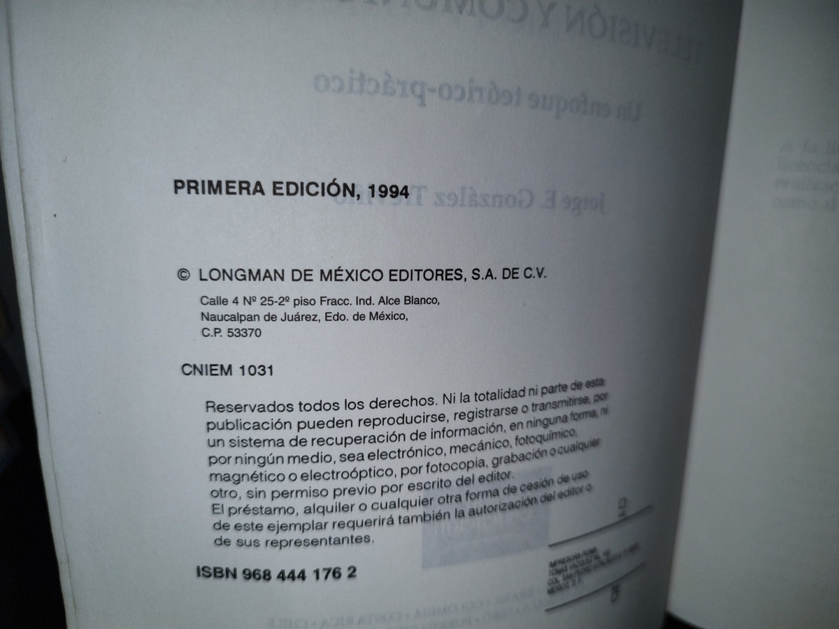 57- Televisión Y Comunicación. Un Enfoque Teórico Práctico - Jorge Enrique González Treviño