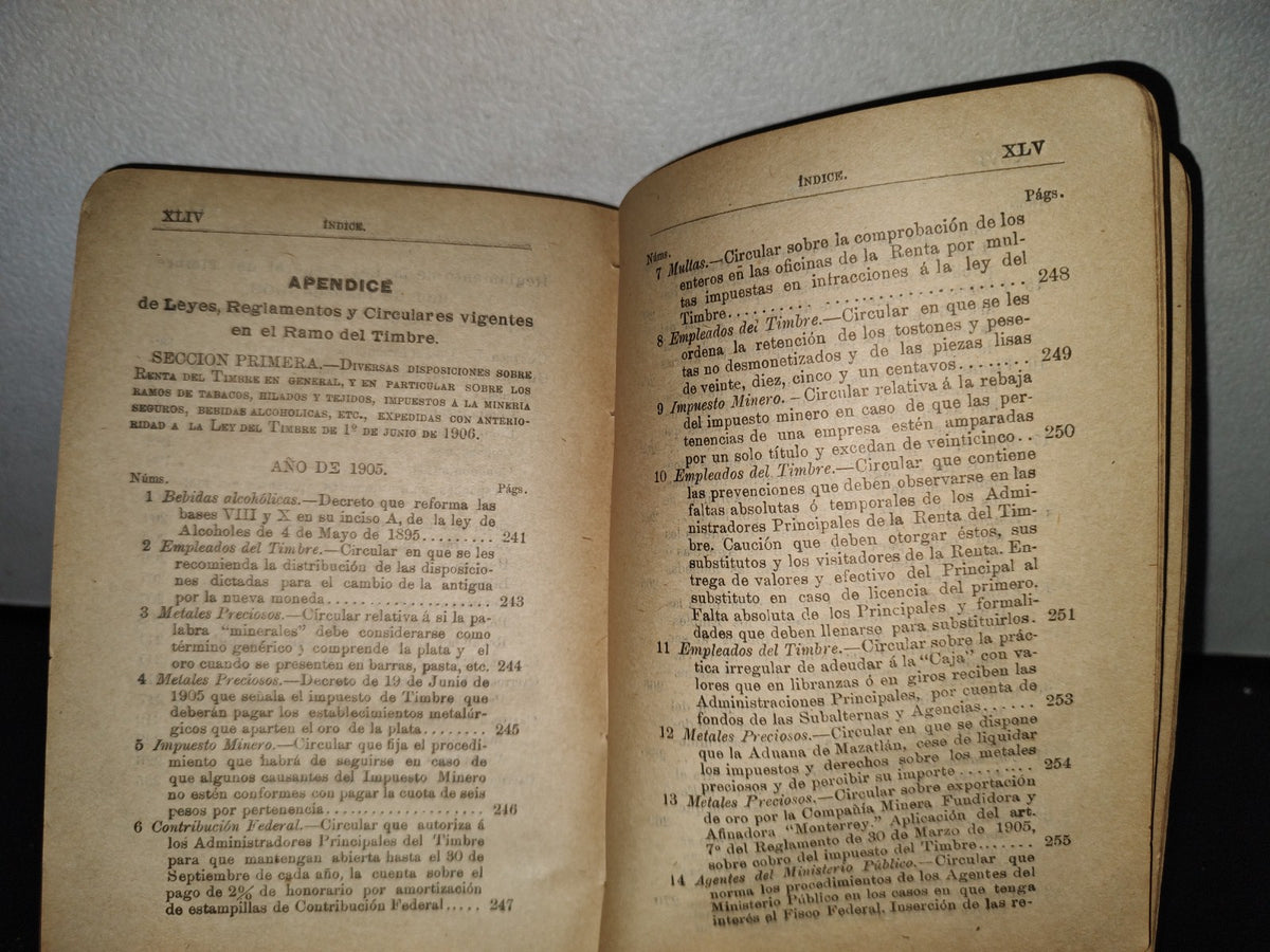 65- Biblioteca Jurídica Mexicana. Código De La Renta Del Timbre - Juan De La Torre - 1909