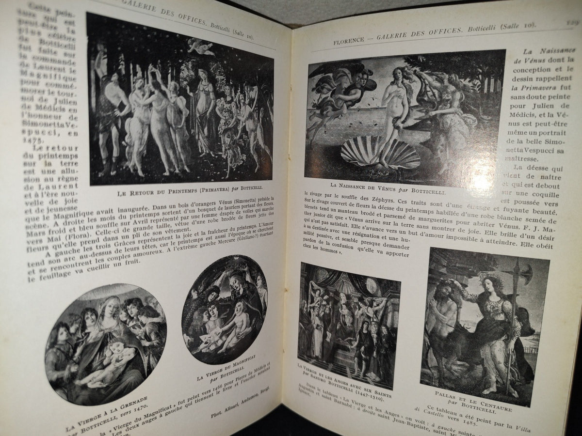 198- Les Merveilles De L'Italie. Florence. La ”Collection Medicis” - R. M. L. Fattorusso 1958