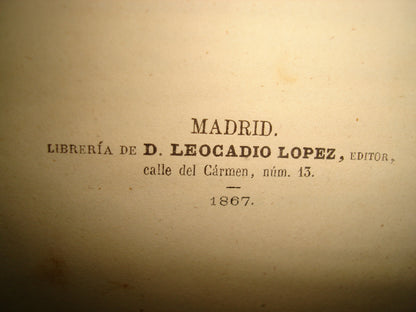 163- Cuentos Alegres. Eusebio Blasco. Madrid. Librería Leocadio López Editor. Primera Edición 1867