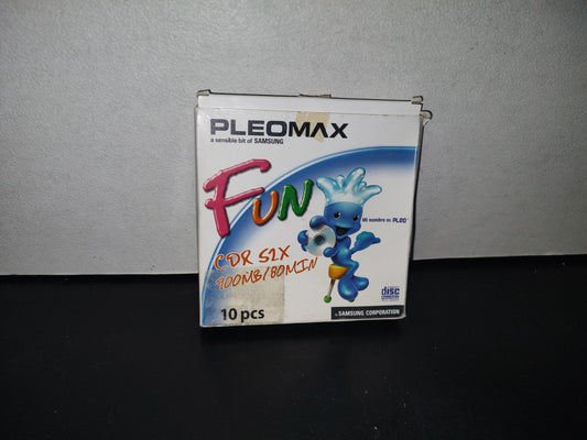 A3- Paquete De Cd'S Vírgenes. Samsung Pleomax Fun. Cdr 52X 700Mb/80 Min - 2000'S