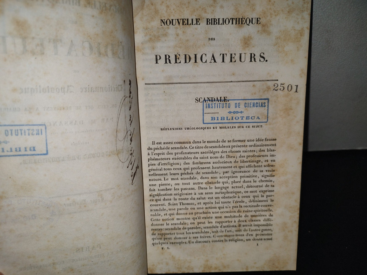 211- Nouvelle Bibliotheque Des Prédicateurs Ou Dictionnaire Apostolique. Tome Dixième. M. Dassance 1837