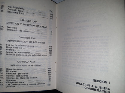 89- Congregación De Hermanas Josefinas - Constituciones Y Directorios - México 1985