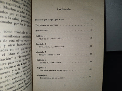 188- La Meditación. Un Paso Al Más Allá Con Edgar Cayce - M. E. Penny Baker