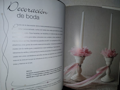 192- Crea Tus Propias Velas - María Ballarín - Editorial Libsa - 2014