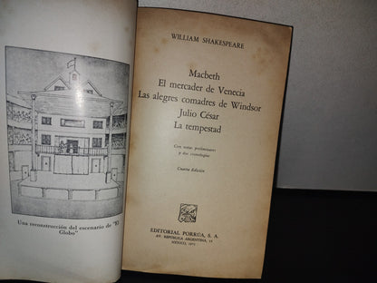 128- Macbeth, El Mercader De Venecia, Las Alegres Comades De Windsor - William Shakespeare