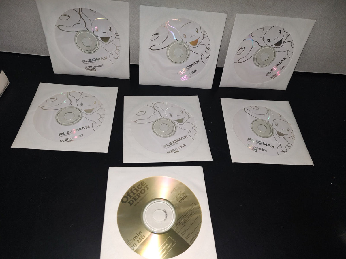 A3- Paquete De Cd'S Vírgenes. Samsung Pleomax Fun. Cdr 52X 700Mb/80 Min - 2000'S