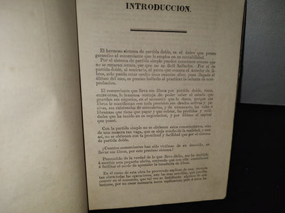 211- Teneduría De Libros Por Partida Doble - Agustín Suárez Peredo. Un Tomo En Cuarto - 1867