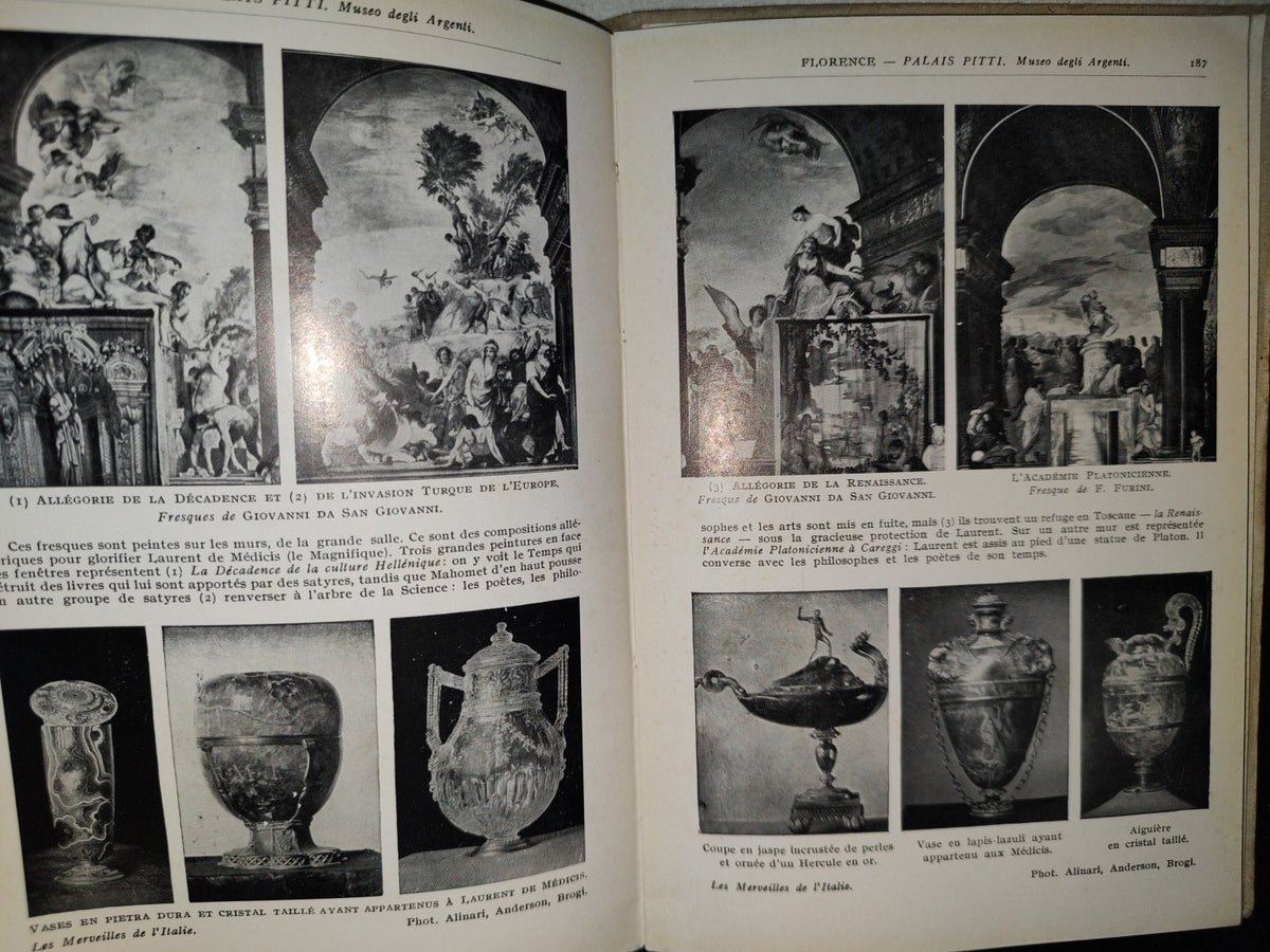 198- Les Merveilles De L'Italie. Florence. La ”Collection Medicis” - R. M. L. Fattorusso 1958