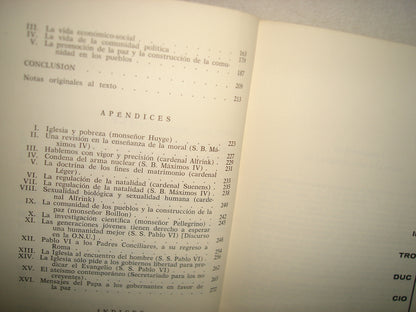 38- Destino Del Mundo, Vocación Del Hombre. Texto De La Constitucion Pastoral Sobre La Iglesia En El Mundo De Hoy - Editorial Nova Terra - 1967