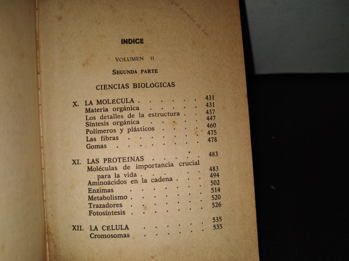 80- Muy Interesante. Introducción A La Ciencia. II. Ciencias Biológicas - Isaac Asimov - 1985
