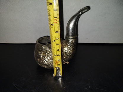 A6- Pipa Decorativa De Metal - 80'S - 90'S