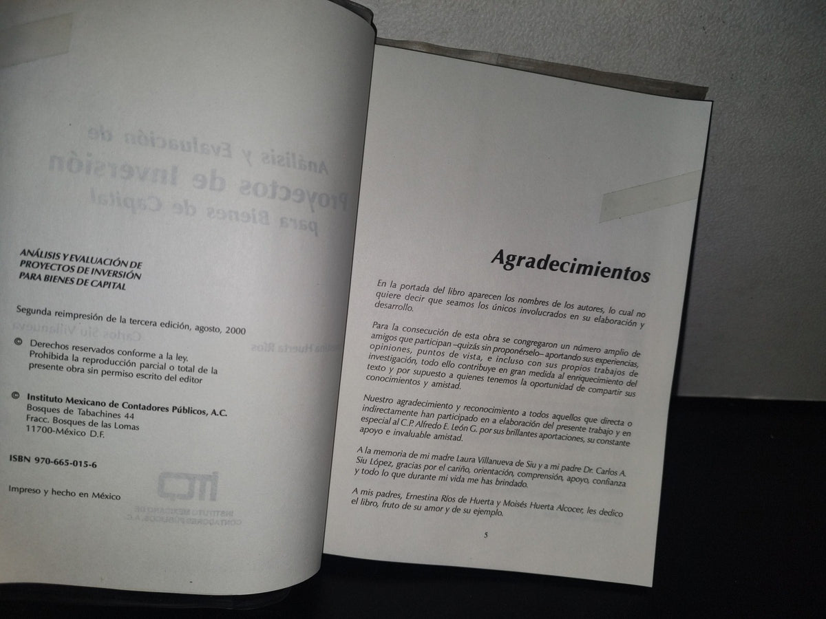 84- Análisis Y Evaluación De Proyectos De Inversión Para Bienes De Capital - Ernestina Guerta Ríos