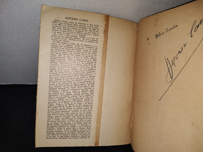 23- España Y Sus Hombres - Alfonso Camín, Revista ”Norte”, México - Primera Edición 1950 - Firmado