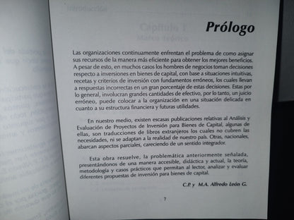 84- Análisis Y Evaluación De Proyectos De Inversión Para Bienes De Capital - Ernestina Guerta Ríos