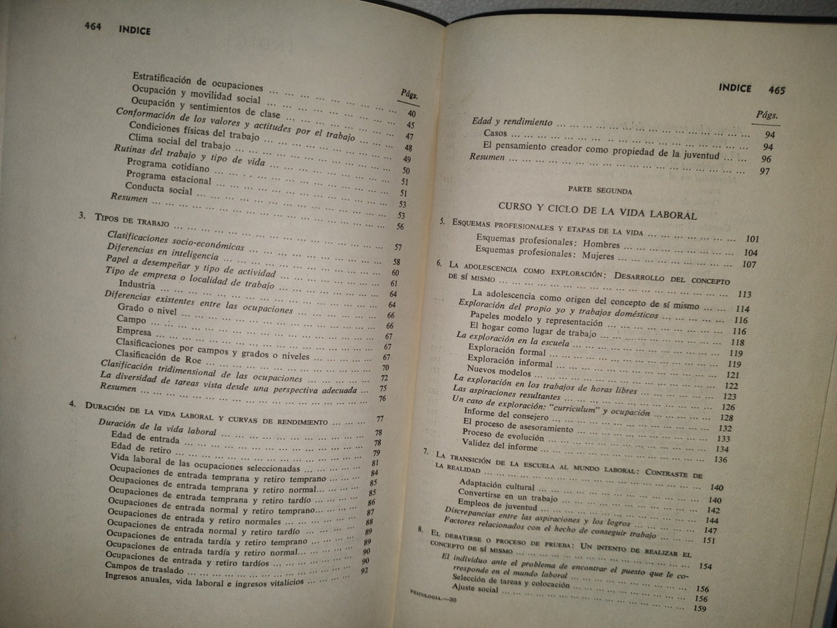 93- Psicología De La Vida Profesional - Donald E. Super - Ediciones Rialp, S. A. - 1962