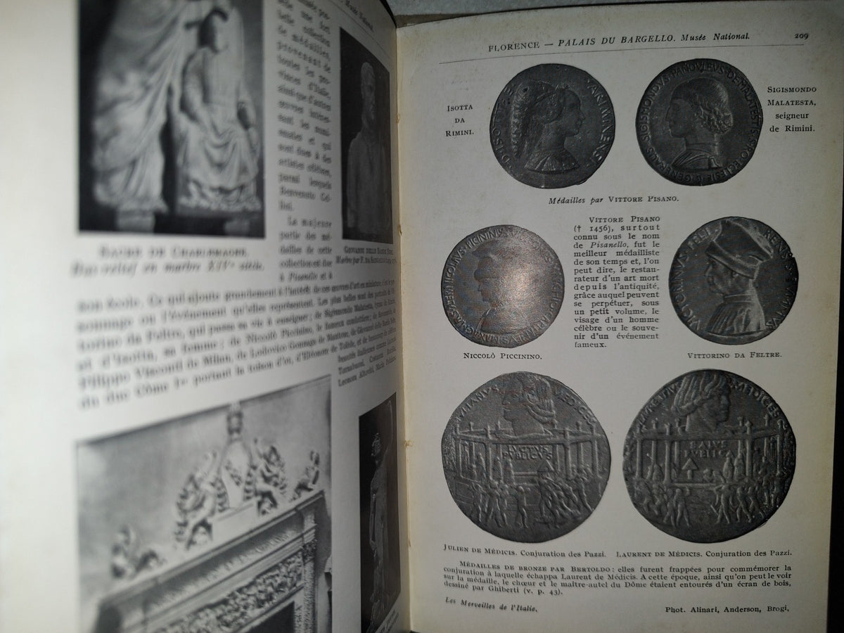 198- Les Merveilles De L'Italie. Florence. La ”Collection Medicis” - R. M. L. Fattorusso 1958