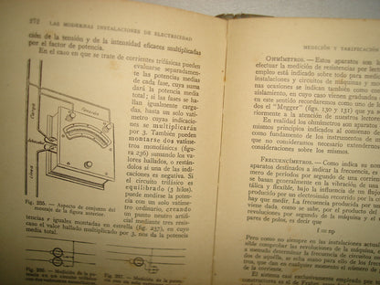169- Las Modernas Instalaciones De Electricidad. Primer Tomo - Manuel Vidal Españó - 1941