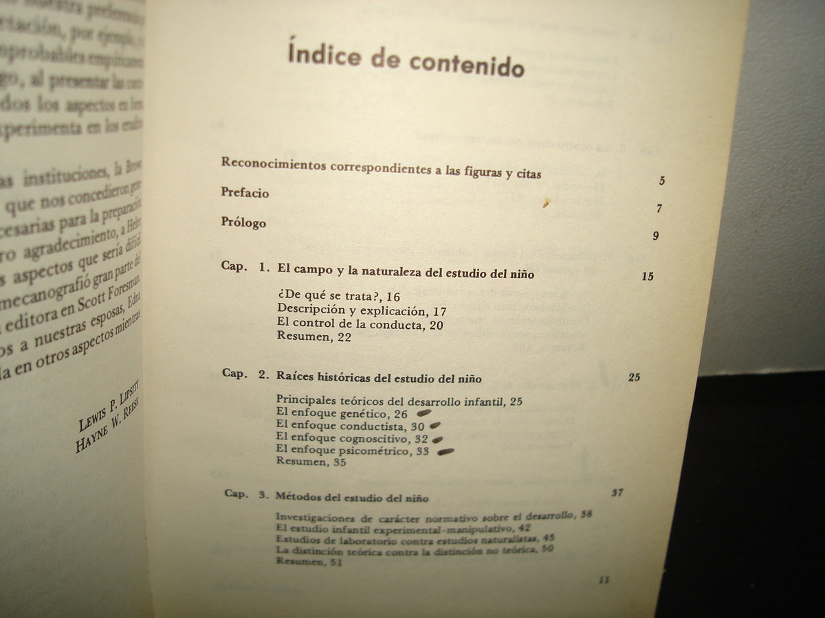 7- Desarrollo Infantil - Lewis P. Lipsitt, Hayne W. Reese